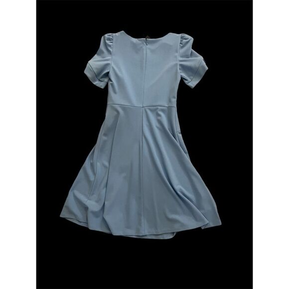 DKNY Women's Size 4 Blue A-line Asymmetrical Knee Length Dress - Picture 12 of 12